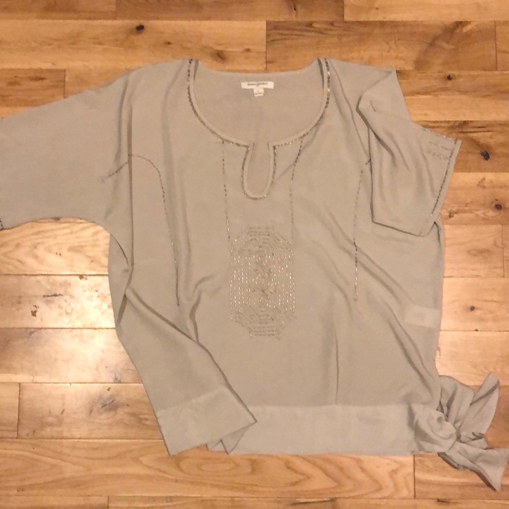 Banana Republic Matte Sequence Blouse